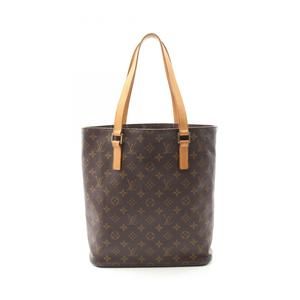 LOUIS VUITTON Brown Monogram Leather Tote Bag